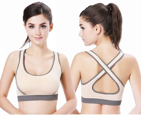 All Match High Quality Sport Style Cross Split Joint Fresh Casual Bra